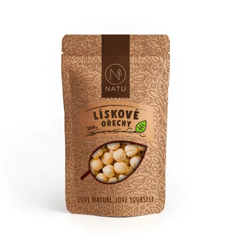 Lískové ořechy pražené loupané
