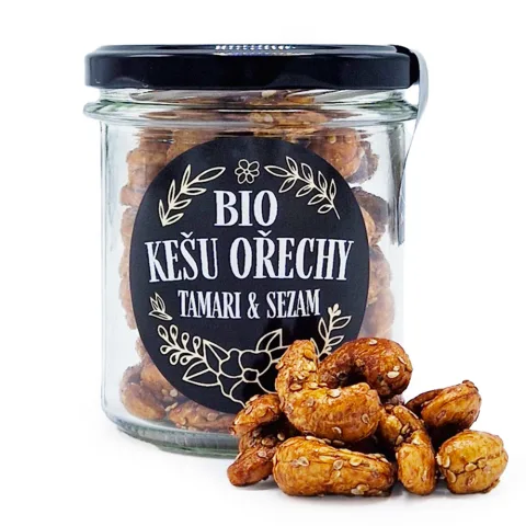 Kešu ořechy s tamari a sezamem BIO — náhled 1