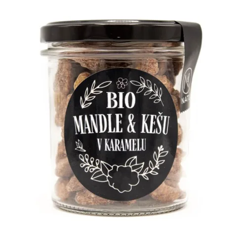 Mandle a kešu ořechy v karamelu BIO — náhled 1