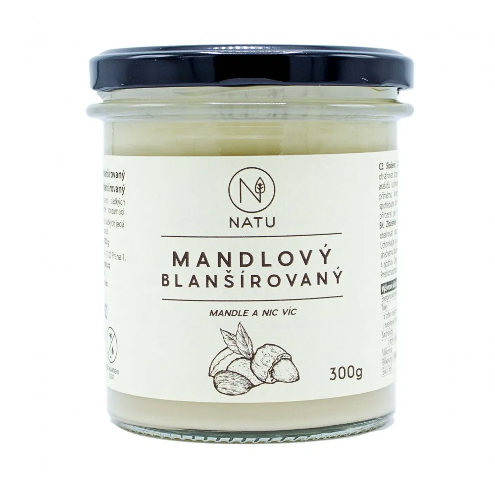 NATU Mandlový krém blanšírovaný 300g