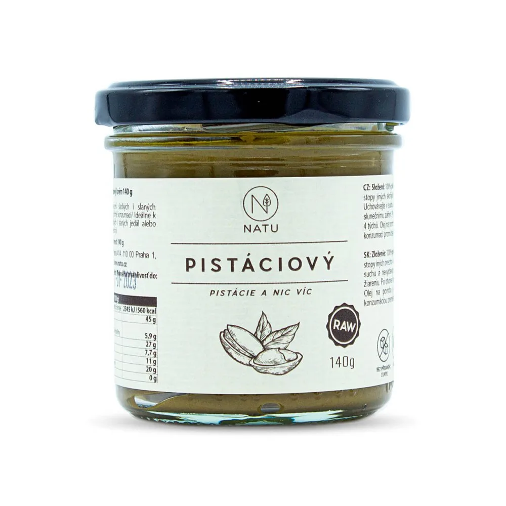NATU Pistáciový krém 140 g
