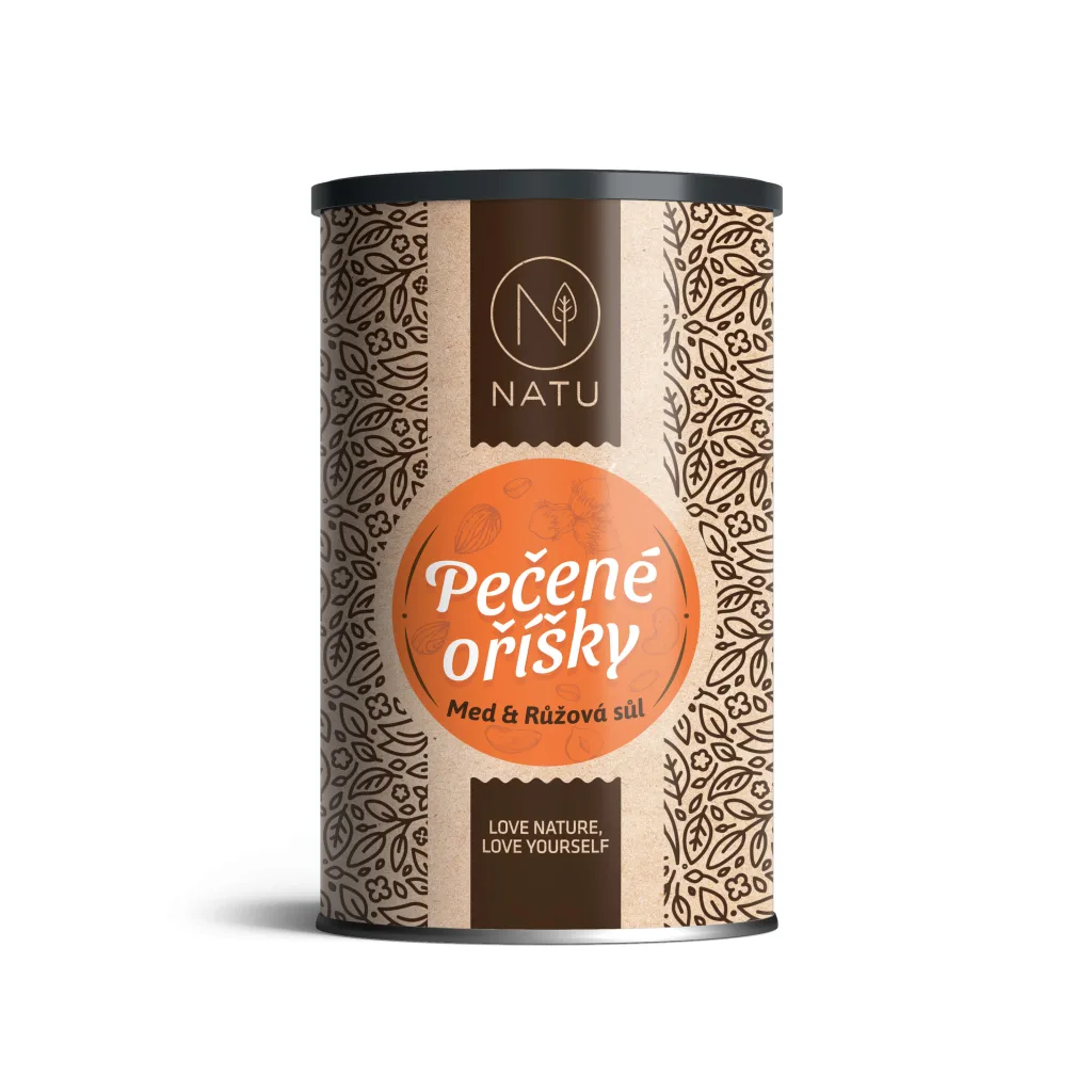 Pečené oříšky s medem a solí