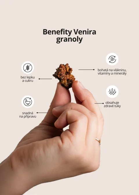 VENIRA deluxe granola, čokoláda a kokos — náhled 8