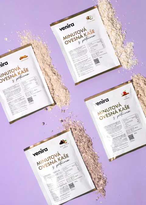 VENIRA minutová ovesná kaše s proteinem - coconut cream — náhled 7