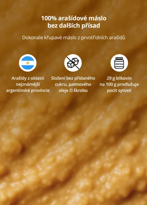 Arašídové máslo křupavé (crunchy) — náhled 6