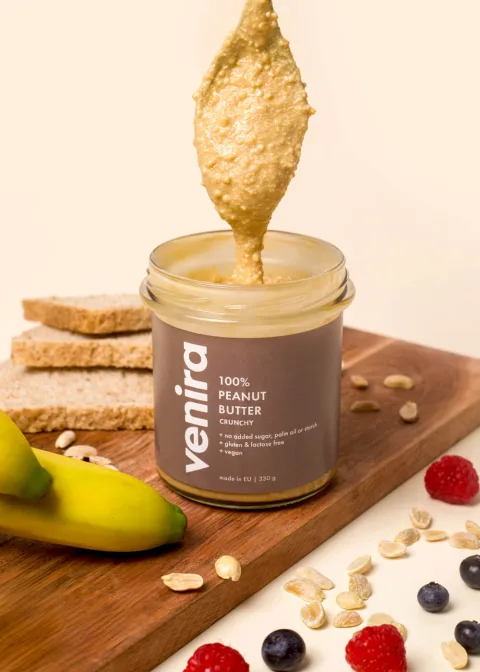 Arašídové máslo křupavé (crunchy) — náhled 2