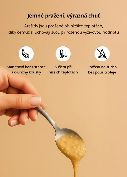 Arašídové máslo křupavé (crunchy) — náhled 8