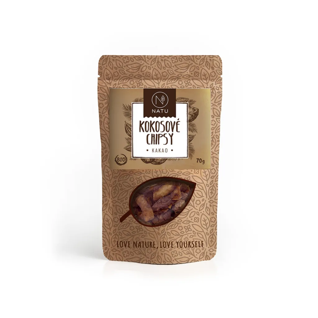 Kokosové chipsy BIO Kakao