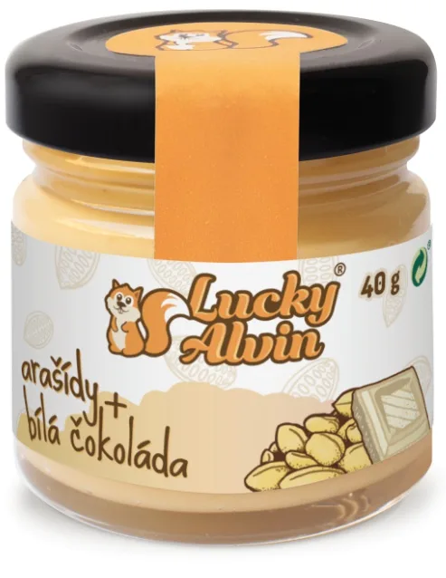 Arašídy v bílé čokoládě