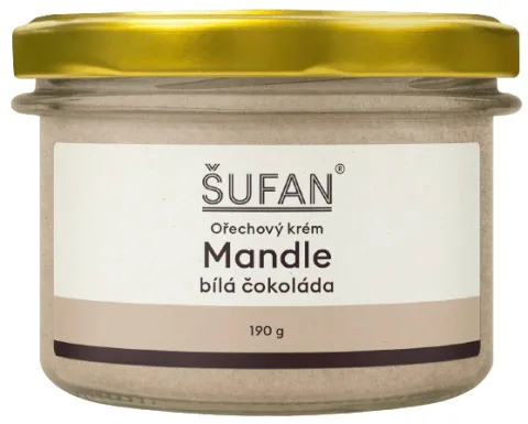 Šufan mandle v bílé čokoládě