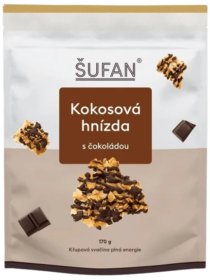 Kokosová hnízda s čokoládou