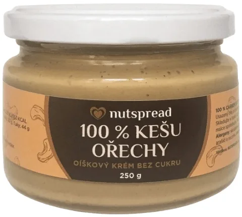 100% ořechové máslo kešu