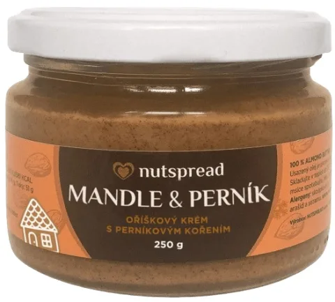 Mandlové máslo s perníkem