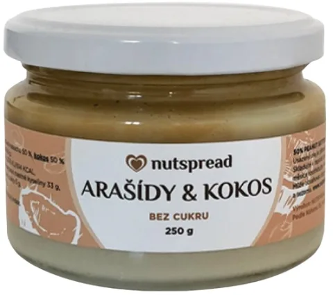 Kokosovo-arašídové máslo