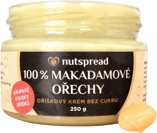 100% ořechové máslo (makadamové ořechy)