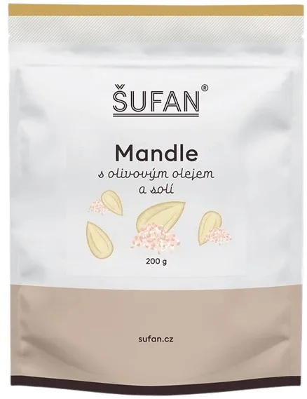 Mandle s olivovým olejem a solí