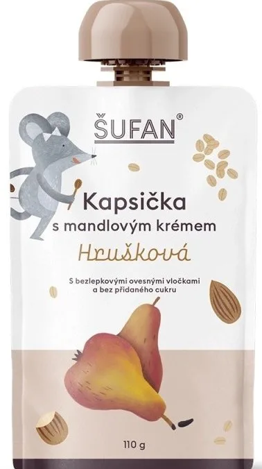 Šufan kapsička s mandlovým krémem