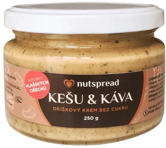 Kešu máslo s kávou