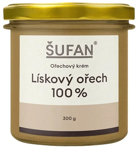 Šufan lískoořechové máslo