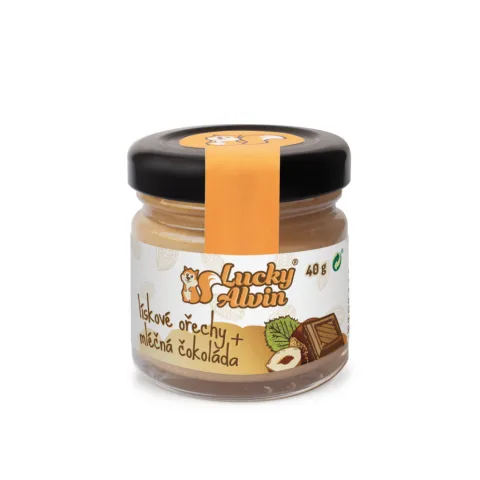 Lískové ořechy + mléčná čokoláda