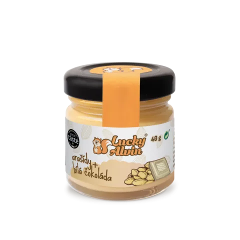 Arašídy + bílá čokoláda