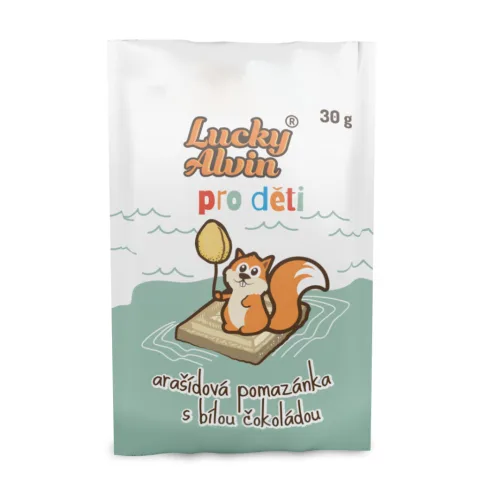 Pro děti: Arašídová pomazánka s bílou čokoládou