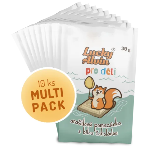 Arašídová pomazánka s bílou čokoládou pro děti