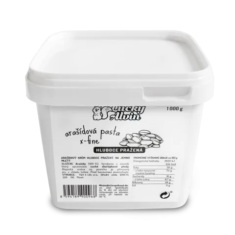 Arašídová pasta x-fine, hluboce pražená