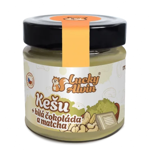 Kešu + bílá čokoláda + matcha — náhled 1