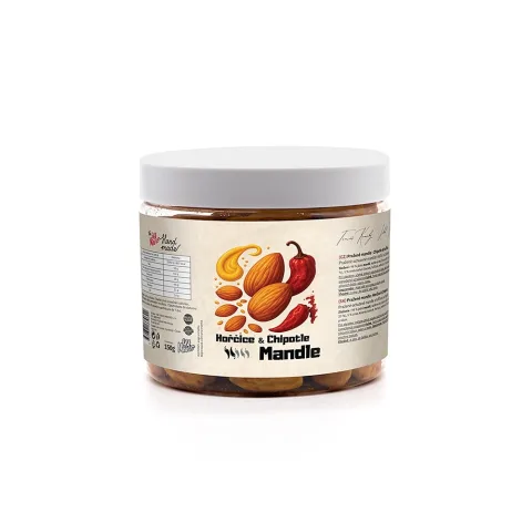 Mandle s příchutí HOŘČICE & CHIPOTLE