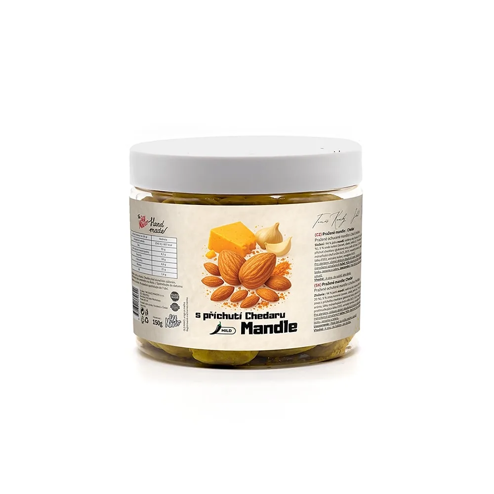 Mandle s příchutí Cheddaru