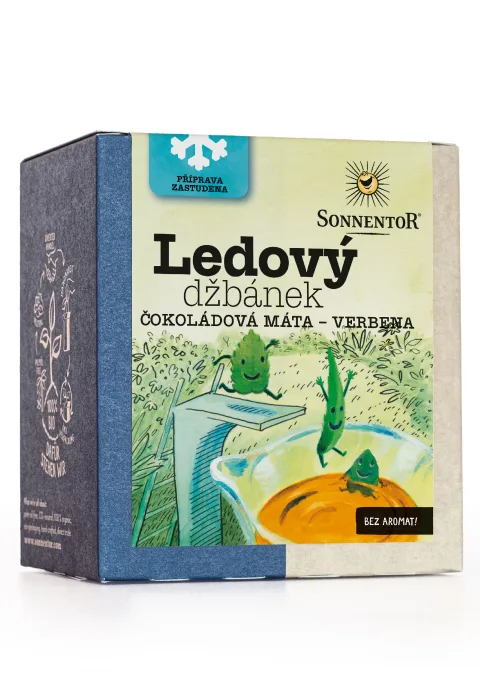 Ledový džbánek BIO čokoládová máta, verbena