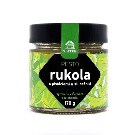 Pesto rukola s pistáciemi a slunečnicí