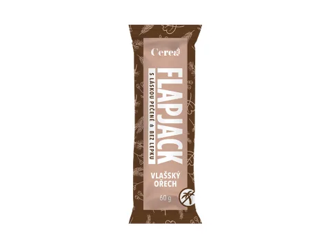 Cereální tyčinka Flapjack vlašský oříšek