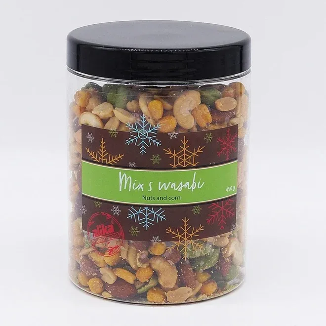 Mix solených ořechů a wasabi