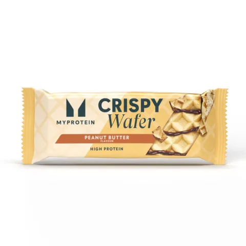 Proteinové oplatky MyProtein Crispy Protein Wafers s arašídovým máslem